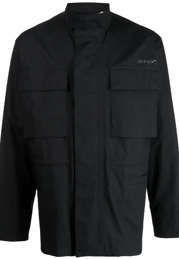 Off-White Diag jacka - Svart