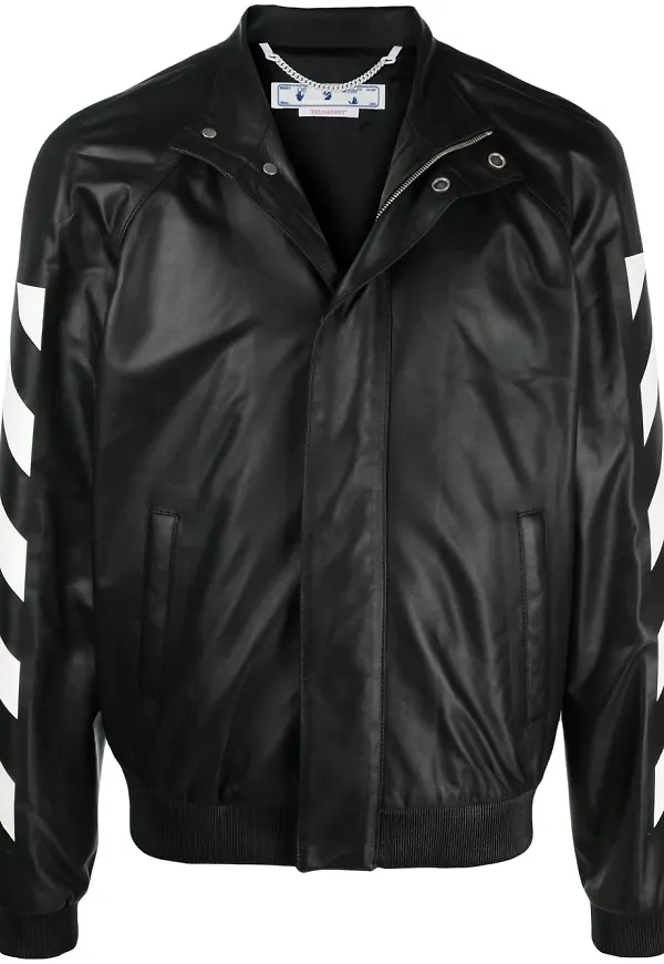 Off-White Diag skinnjacka - Svart