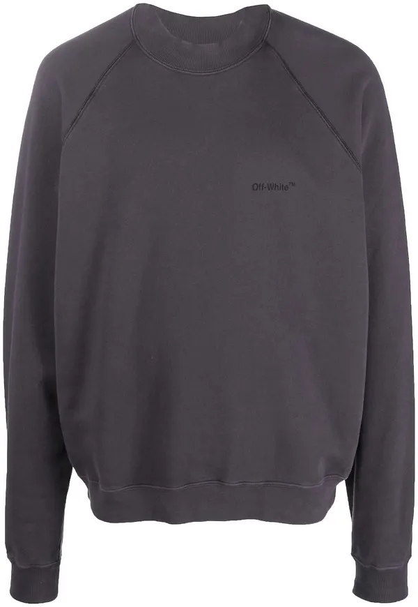 Off-White Diag Stripe sweatshirt - Grå
