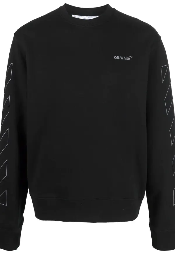 Off-White Diag sweatshirt - Svart