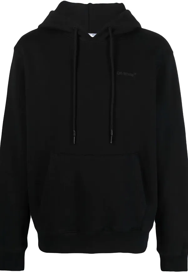 Off-White Diag Tab hoodie - Svart