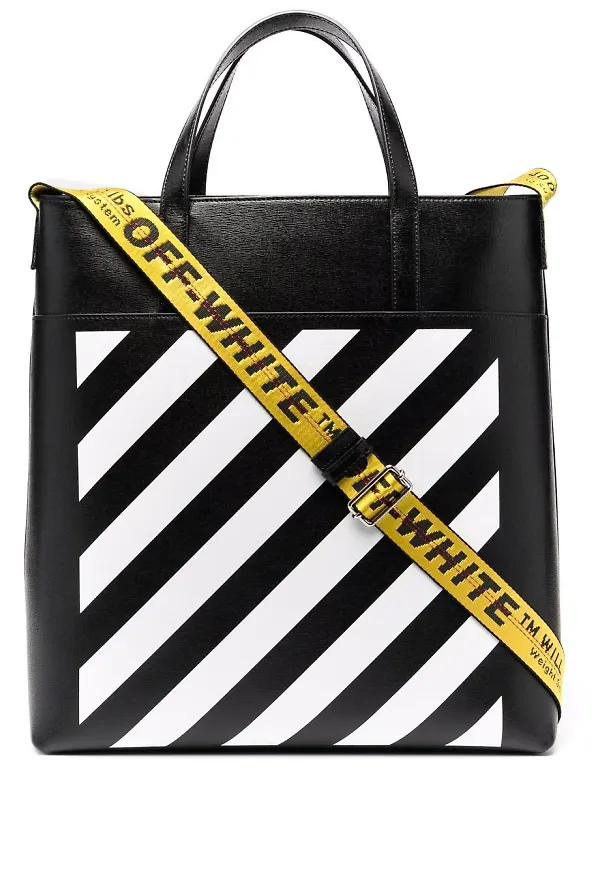 Off-White Diag totebag - Svart