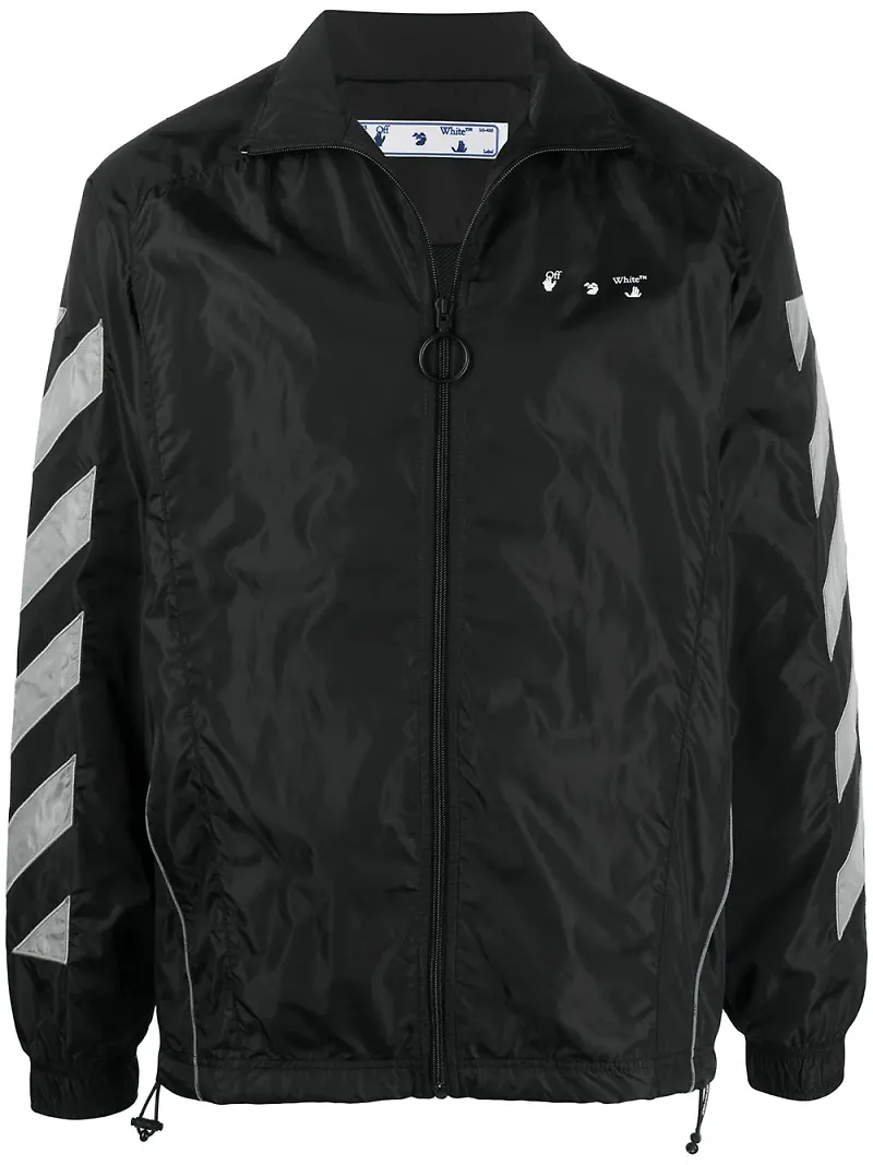 Off-White Diag träningsjacka - Svart