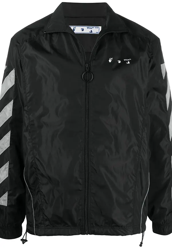 Off-White Diag träningsjacka - Svart
