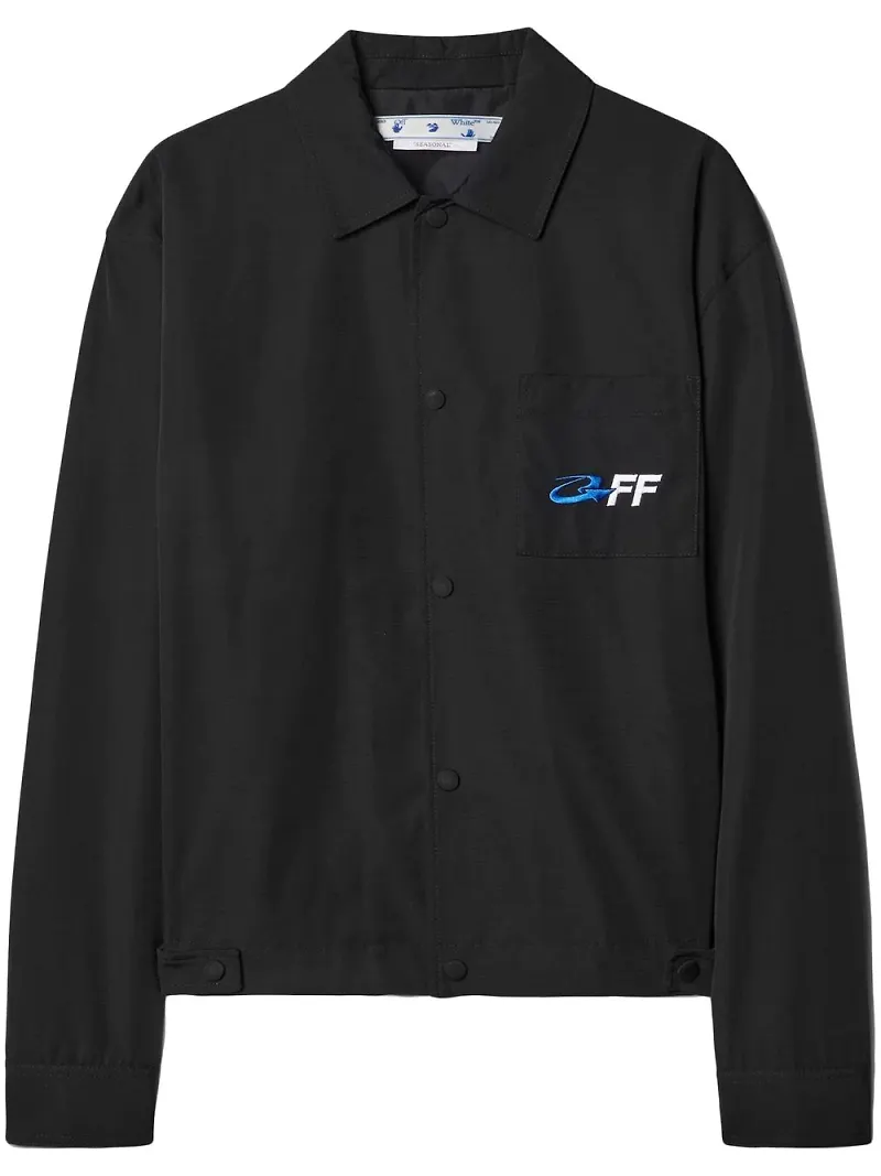 Off-White Exact Opp skjortjacka - Svart