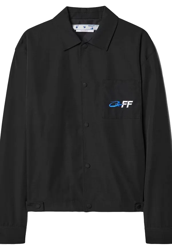 Off-White Exact Opp skjortjacka - Svart