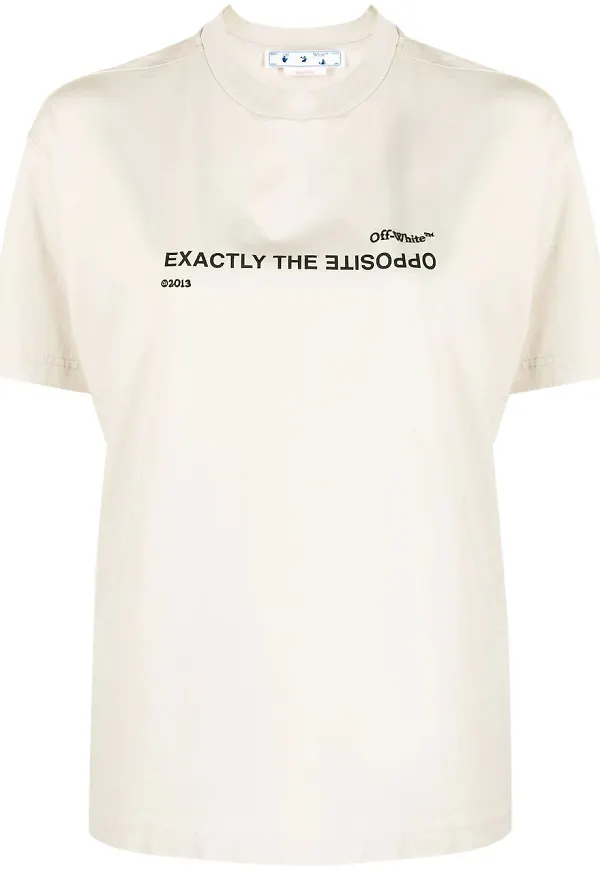 Off-White Extly The Opposite t-shirt - Neutral