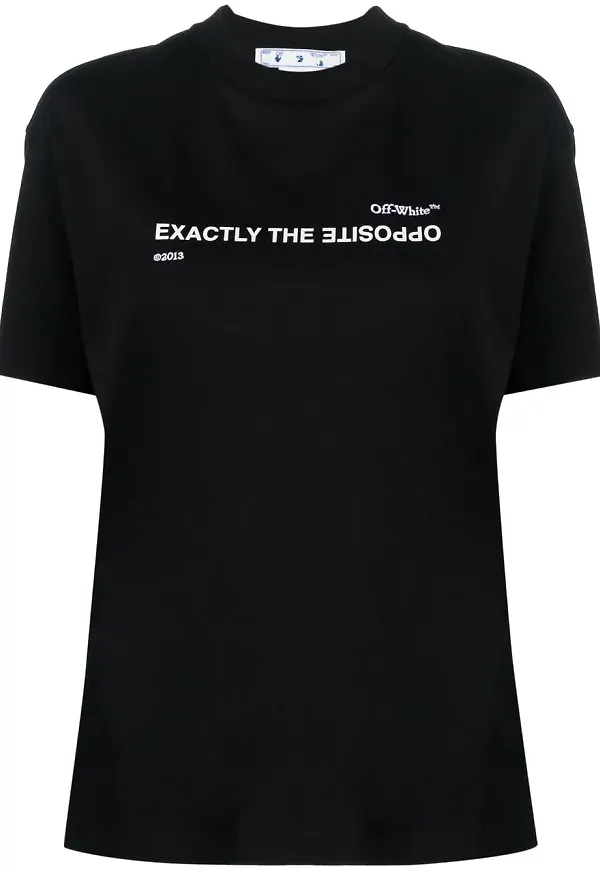 Off-White Extly The Opposite t-shirt - Svart