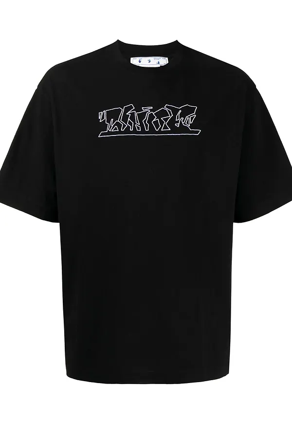 Off-White Figure of Speech t-shirt - Svart