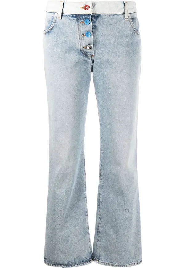 Off-White flare-jeans - Blå