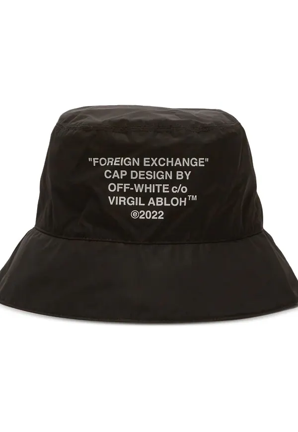 Off-White Foreign Exchange fiskehatt - Svart