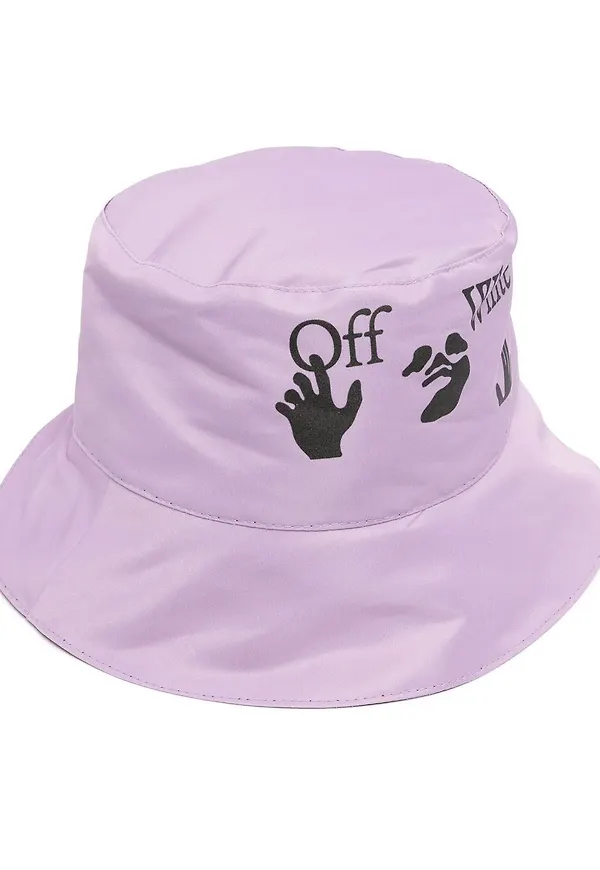 Off-White Hands Off vändbar fiskehatt - Lila