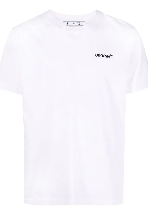 Off-White Helvetica kortärmad t-shirt - Vit