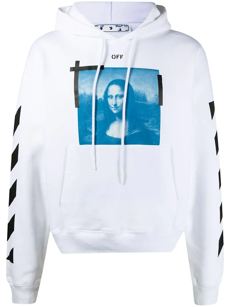 Off-White hoodie - Vit