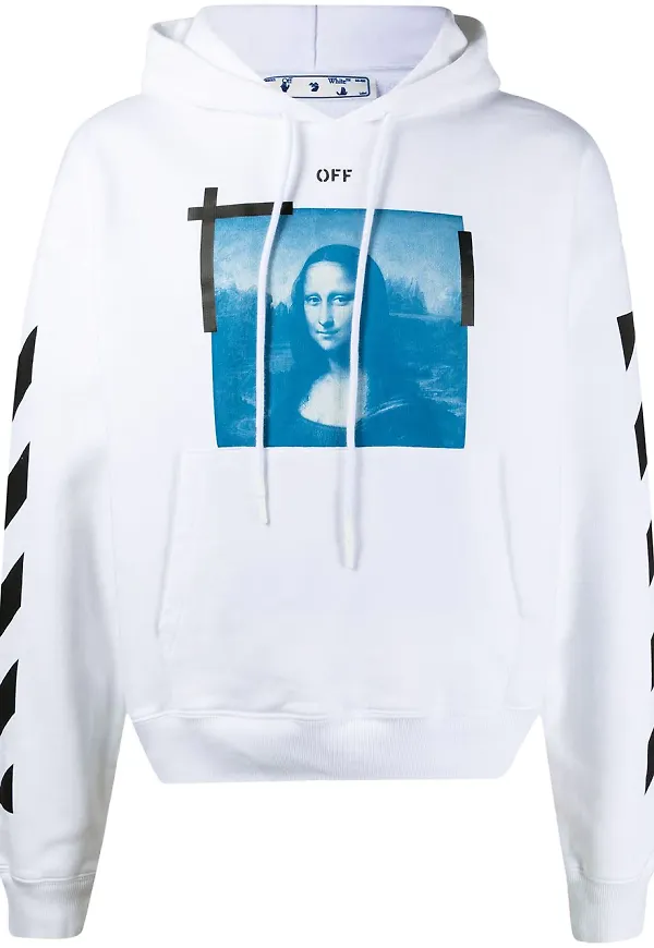 Off-White hoodie - Vit