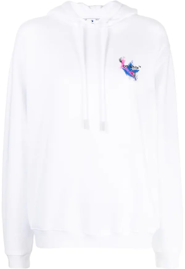 Off-White Hotchpotch Arrow hoodie - Vit