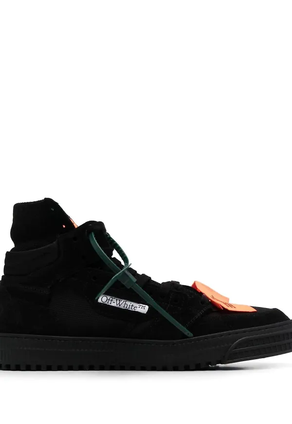 Off-White höga sneakers - Svart