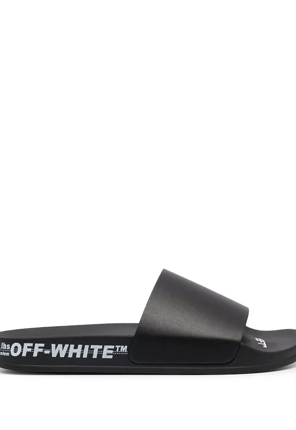 Off-White Industrial Belt tofflor - Svart