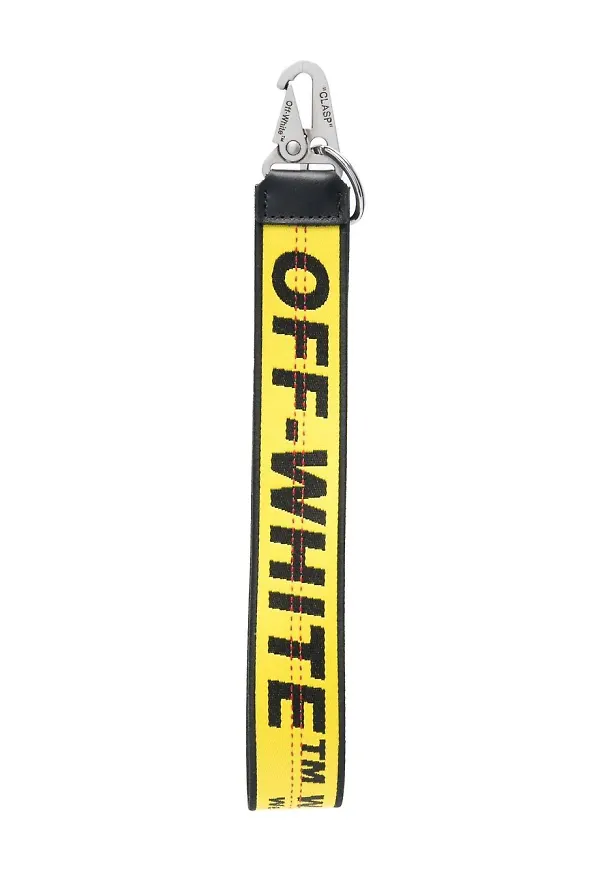 Off-White Industrial nyckelband - Gul
