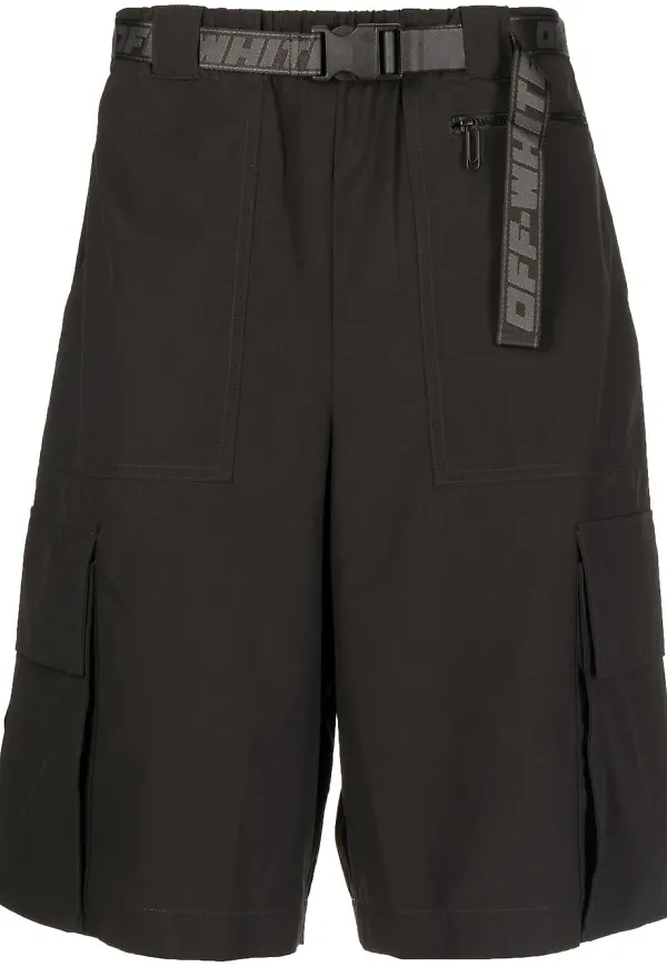 Off-White Industrial träningsshorts - Svart