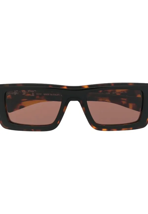 Off-White Jacob fyrkantiga glasögon - Brun