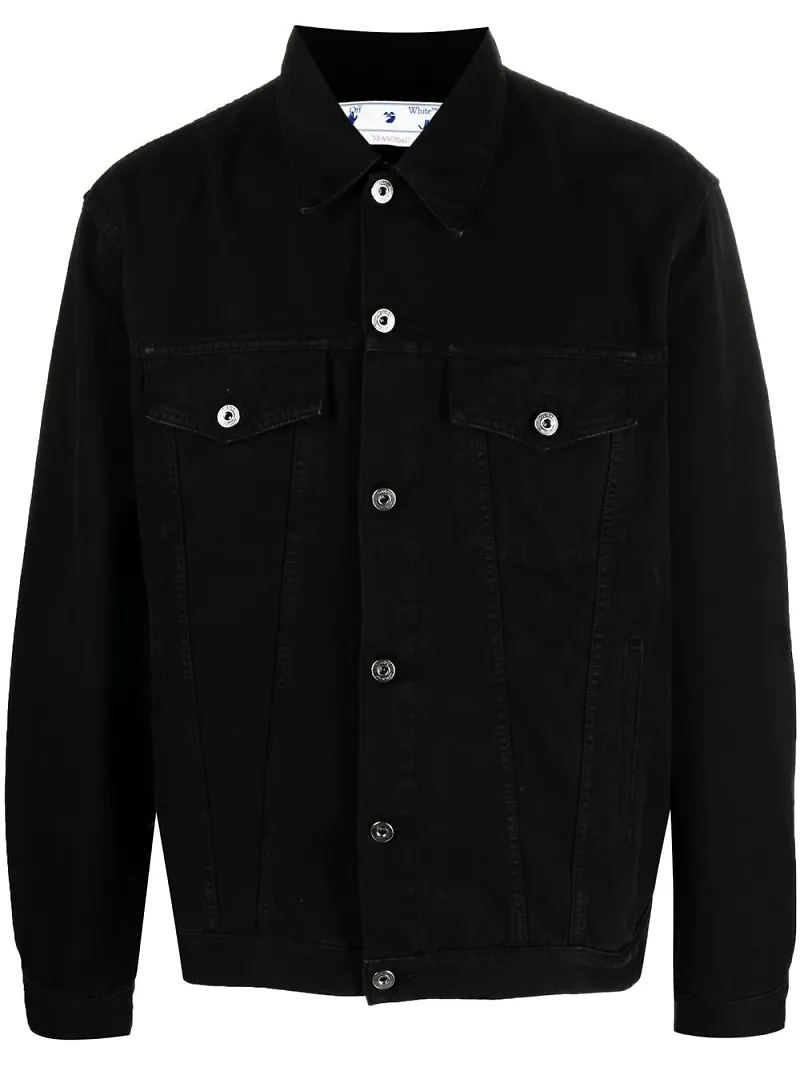 Off-White jeansjacka - Svart