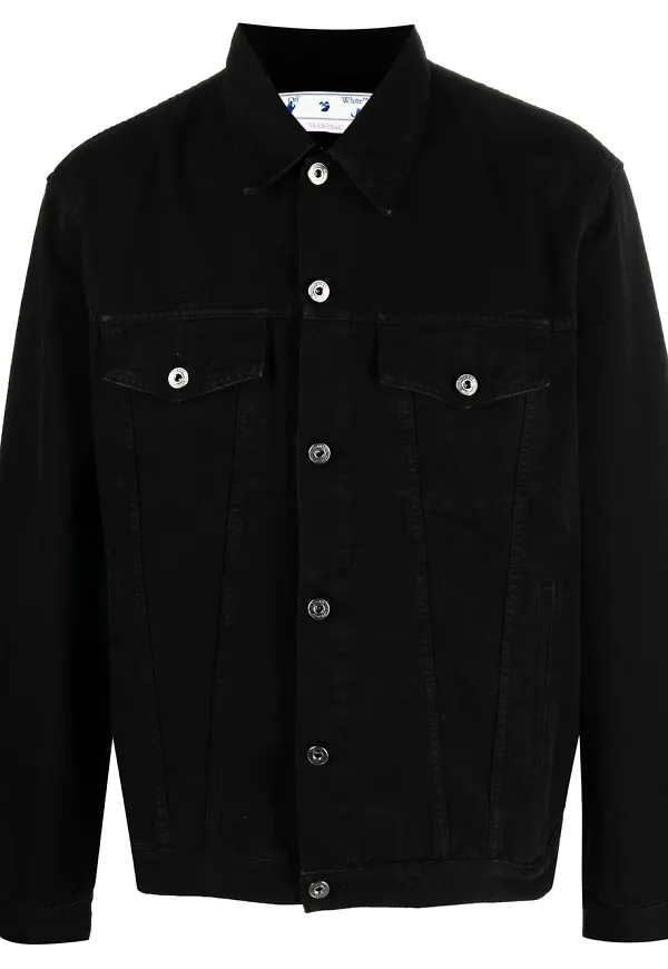 Off-White jeansjacka - Svart