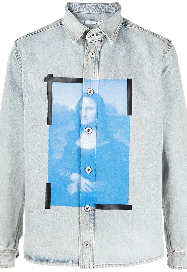 Off-White jeansskjorta - Blå