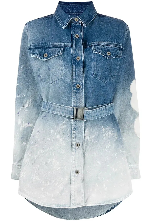 Off-White klänning - Blå