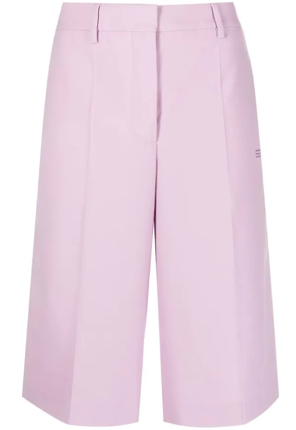 Off-White knälånga finshorts - Lila