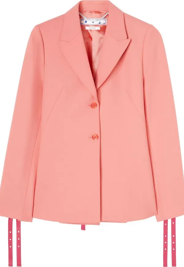 Off-White Laces Light blazer - Rosa