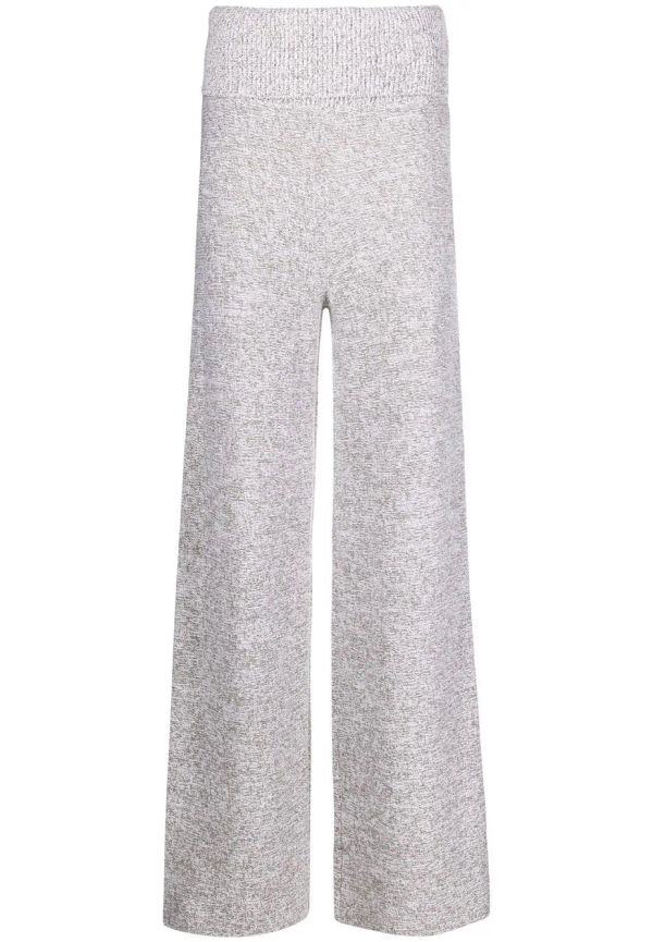 Off-White Languid byxor med vida ben - Vit