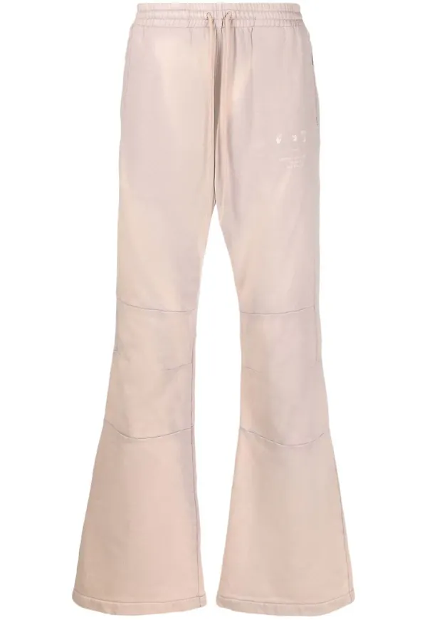 Off-White Laundry sweatpants med panel - Neutral