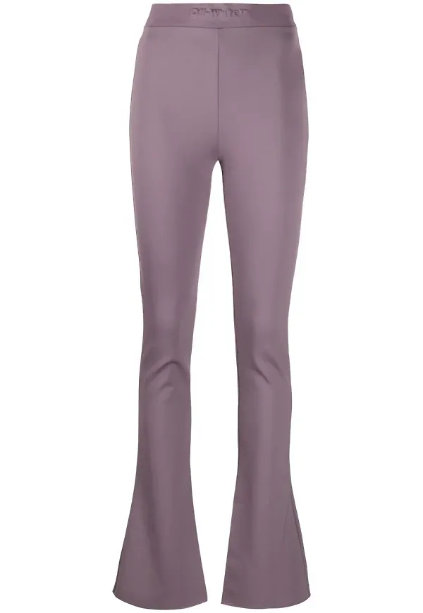 Off-White leggings med delad söm - Lila