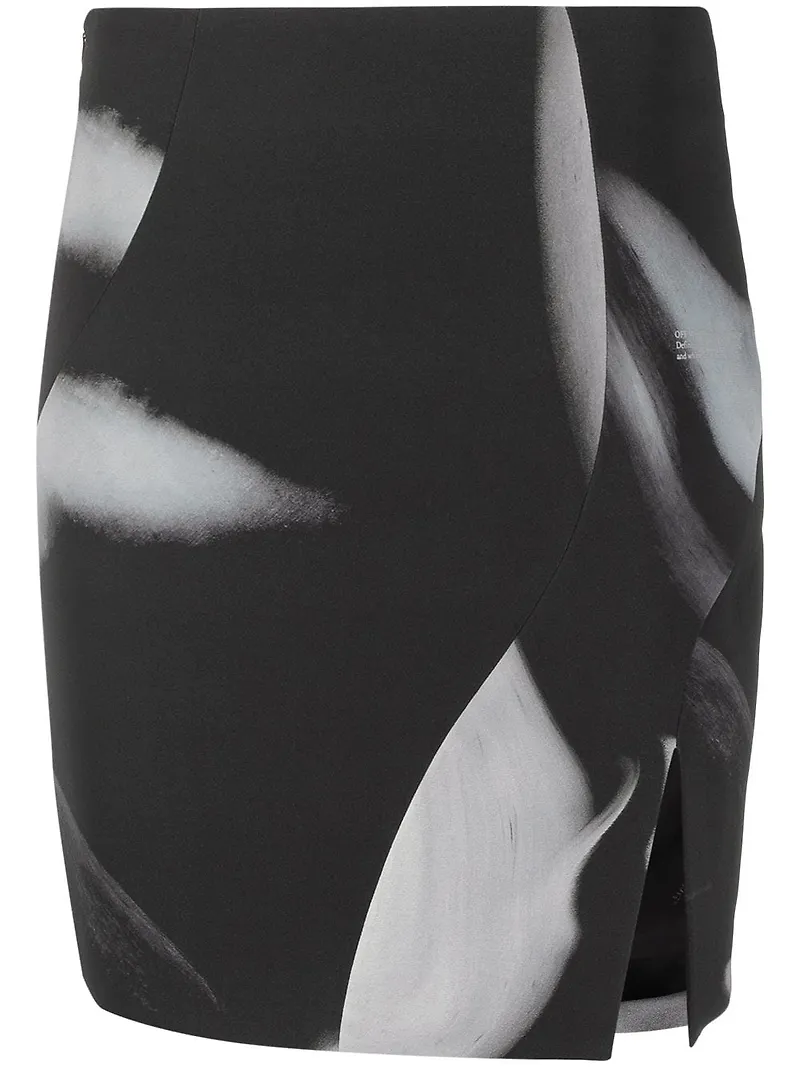 Off-White Liquid Melt minikjol - Svart