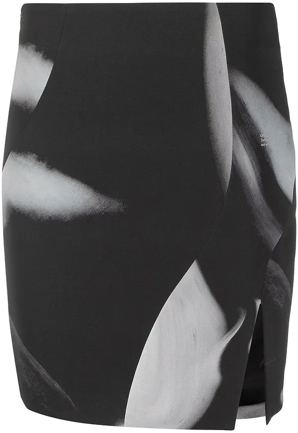 Off-White Liquid Melt minikjol - Svart