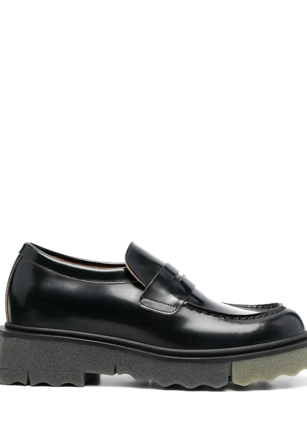 Off-White loafers - Svart