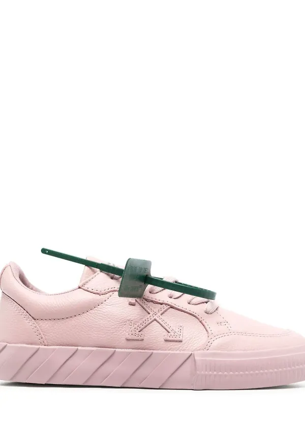 Off-White LOW VULCANIZED LEATHER - PINK PINK