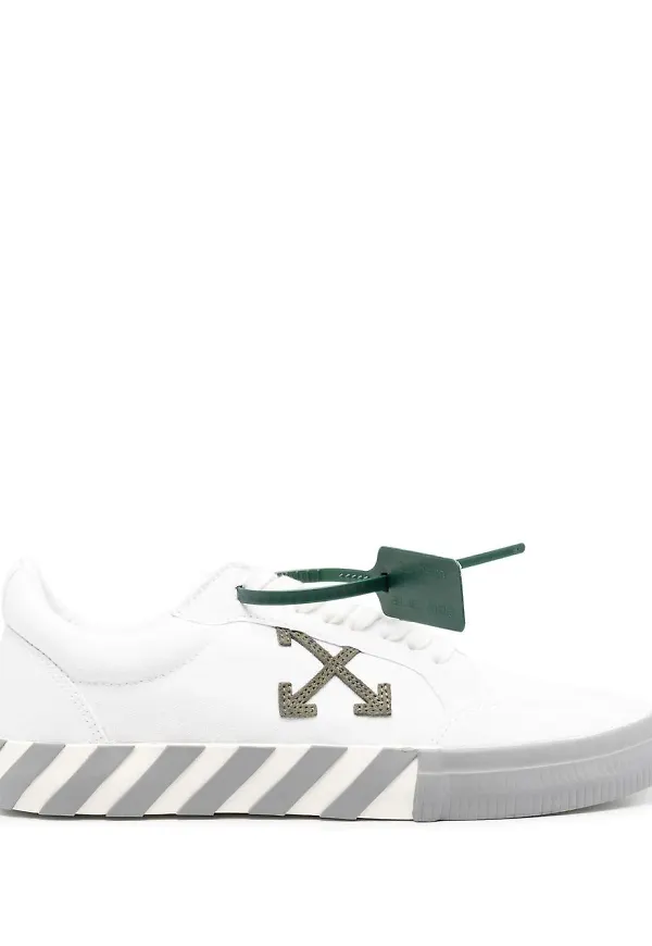 Off-White låga sneakers - WHITE ARMY GREEN