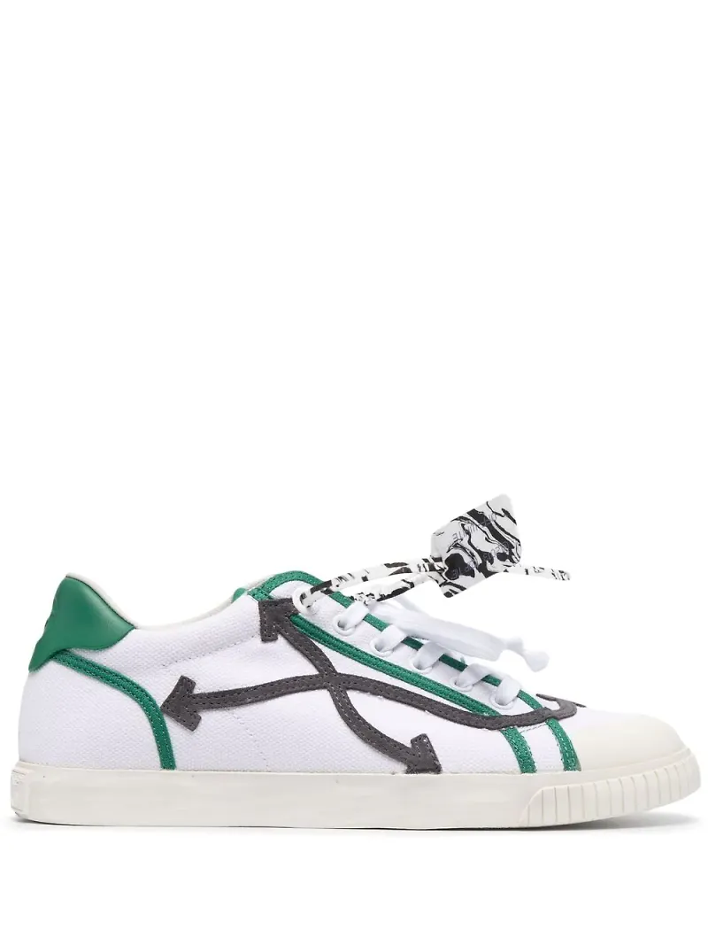 Off-White låga Vulcanised sneakers - Vit