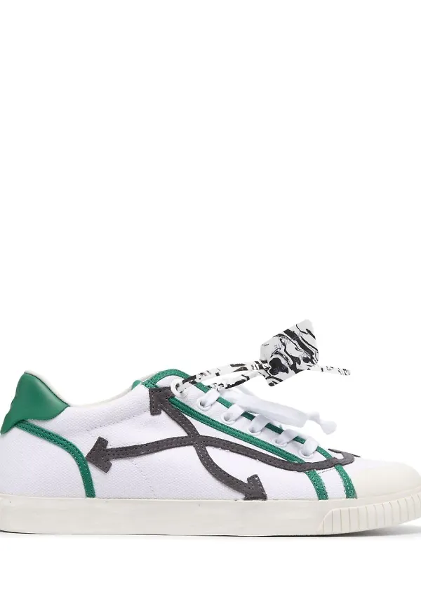 Off-White låga Vulcanised sneakers - Vit