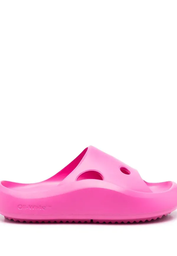 Off-White Meteor gummitofflor - Rosa