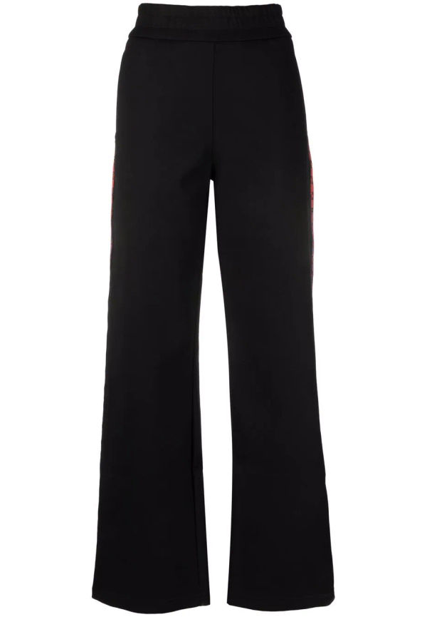 Off-White mjukisbyxor med monogram - Svart