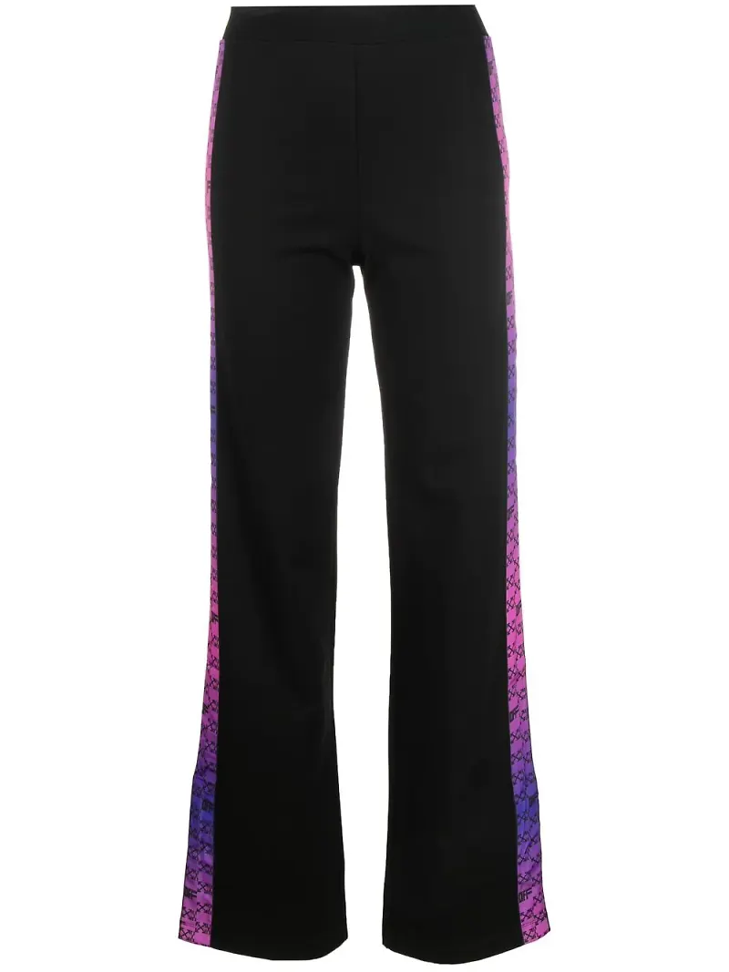 Off-White mjukisbyxor med monogram - Svart