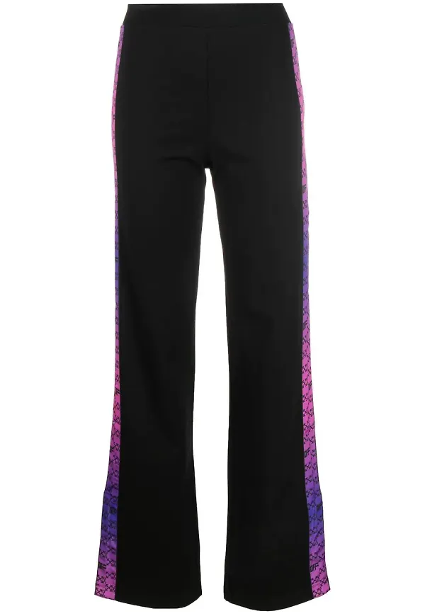 Off-White mjukisbyxor med monogram - Svart