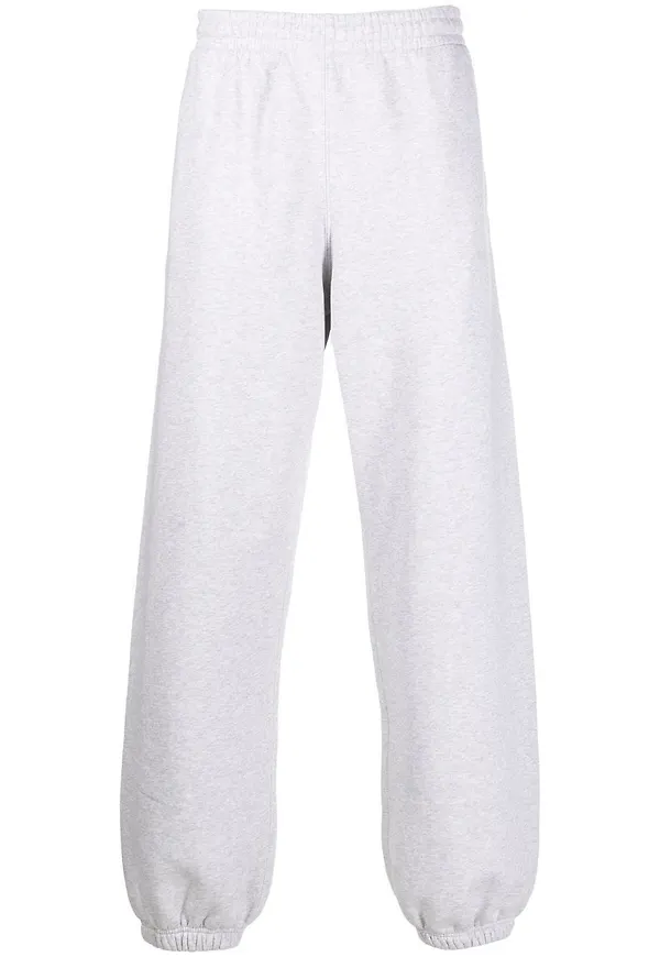 Off-White mjukisbyxor med tryck - Grå