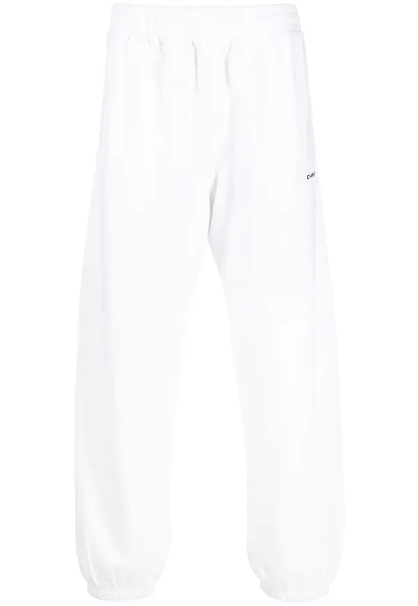 Off-White mjukisbyxor med tryck - Vit