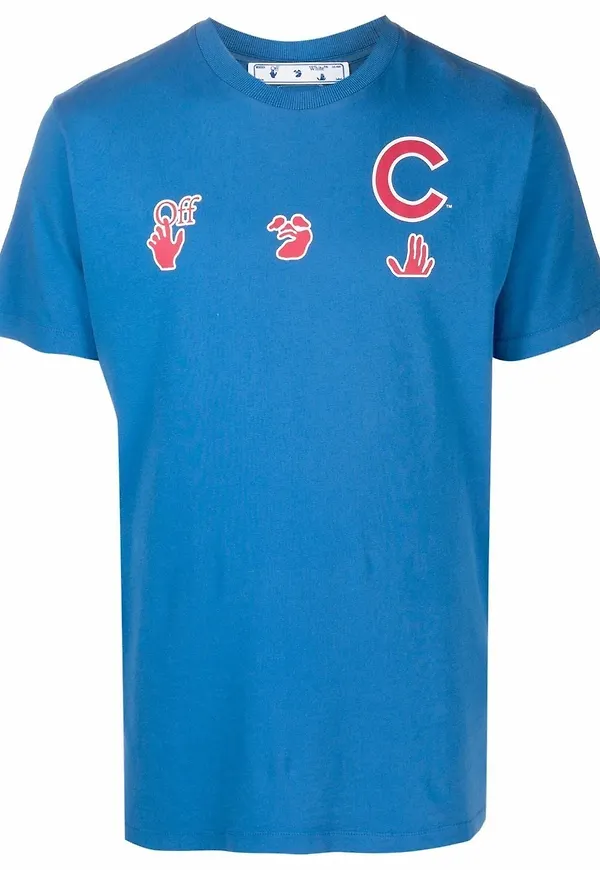 Off-White MLB Your Name t-shirt - Blå