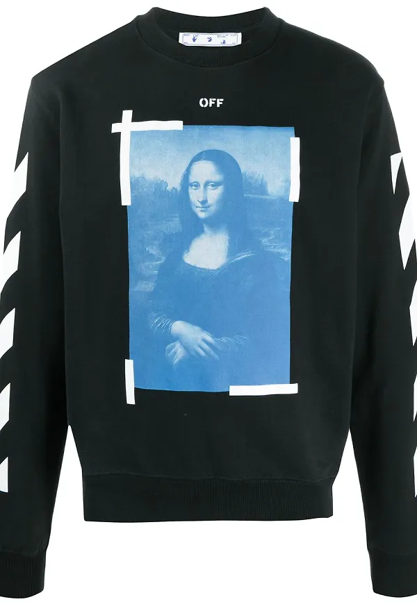 Off-White Mona Lisa sweatshirt - Svart