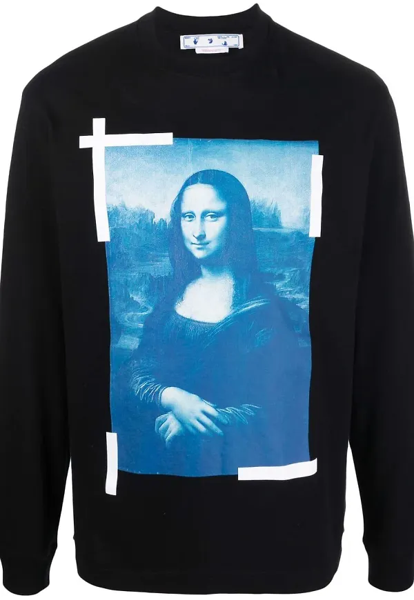 Off-White Monalisa Skate långärmad t-shirt - Svart